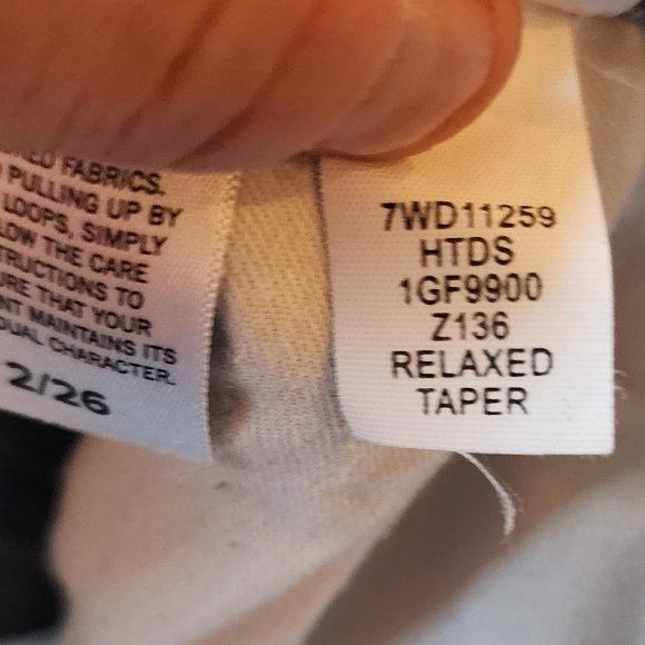 Lucky Brand High Rise Light Wash Destroyed Relaxed Taper Jeans Size 2/26 - Picture 10 of 16